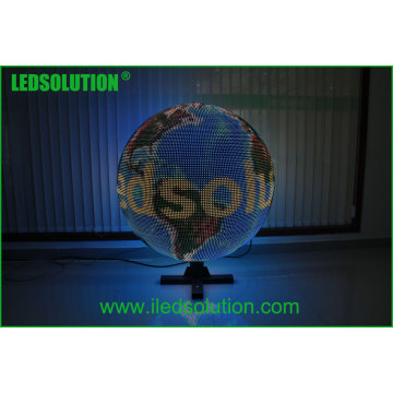Exposição da bola do diodo emissor de luz do diâmetro de 1m / exposição de diodo emissor de luz global